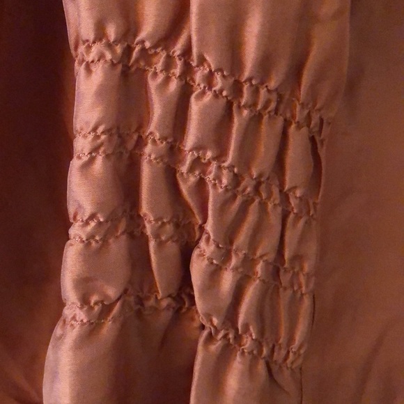 Orangey gold button down top - Picture 3 of 3